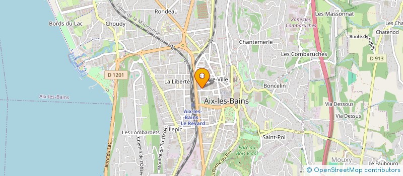 localisation de l'entreprise MONSIEUR RAPHAEL SCELLIER  AIX-LES-BAINS