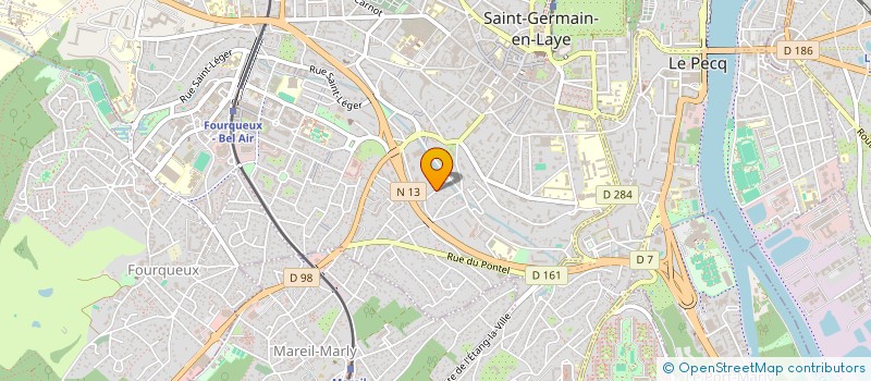 localisation de l'entreprise MONSIEUR RAPHAEL SEGRET  SAINT-GERMAIN-EN-LAYE