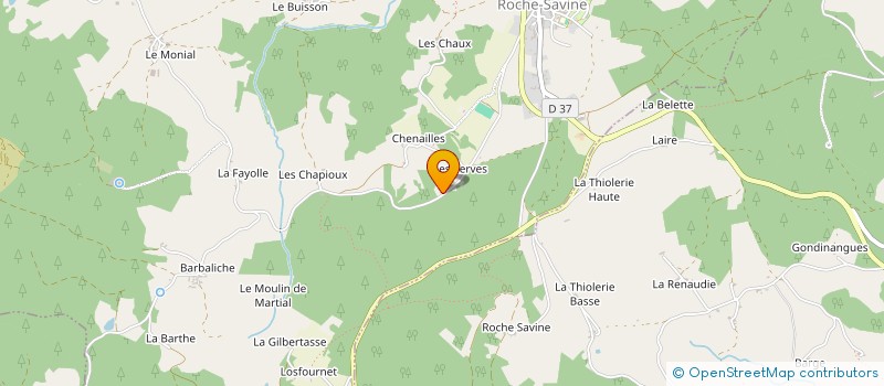 localisation de l'entreprise MONSIEUR RAPHAEL SERVIGNAT  LE MONESTIER