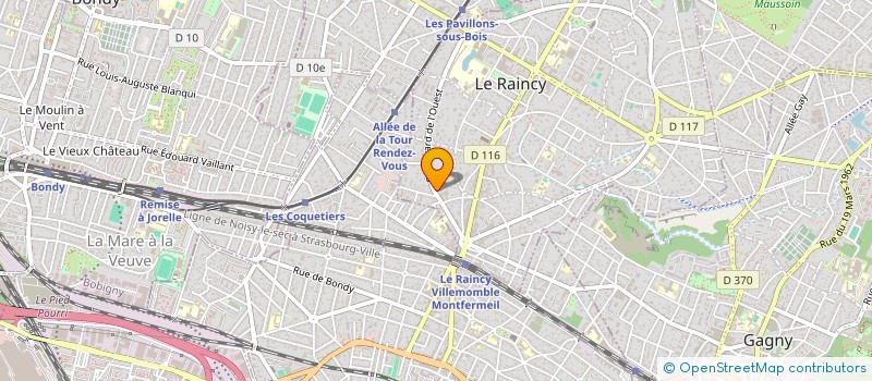 localisation de l'entreprise MONSIEUR RAPHAEL SILVA  LE RAINCY