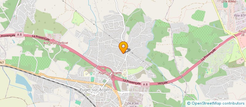 localisation de l'entreprise MONSIEUR RAPHAEL SINET-MATHIOT  PUGET-SUR-ARGENS