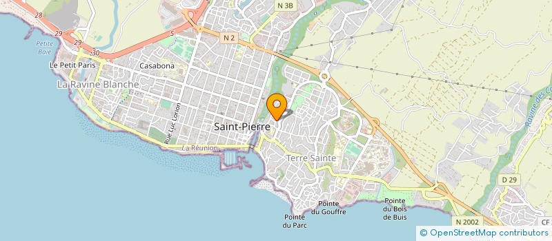 localisation de l'entreprise MONSIEUR RAPHAEL SITA à SAINT-PIERRE