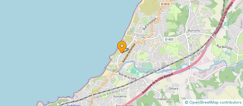 localisation de l'entreprise MONSIEUR RAPHAEL SKVOR  BIDART