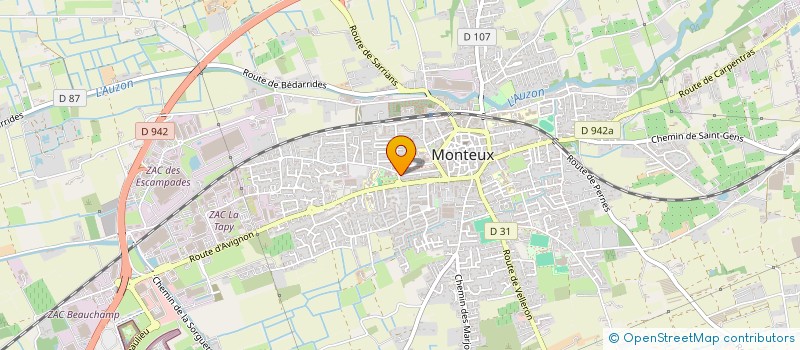 localisation de l'entreprise MONSIEUR RAPHAEL SORRENTINO  MONTEUX