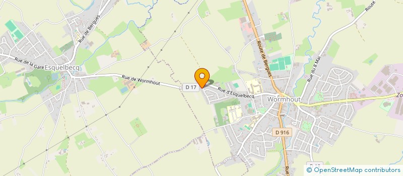 localisation de l'entreprise MONSIEUR RAPHAEL STELLA  WORMHOUT