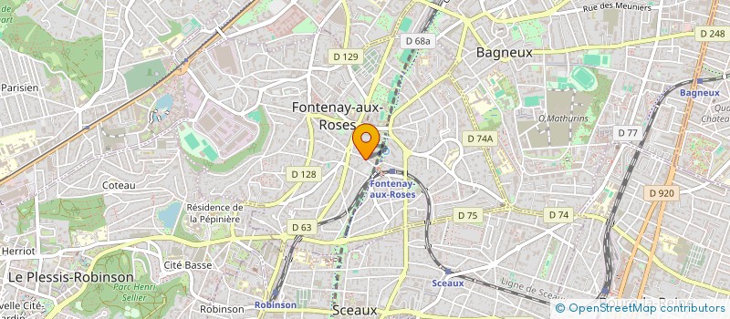 localisation de l'entreprise MONSIEUR RAPHAEL STOLL à FONTENAY-AUX-ROSES