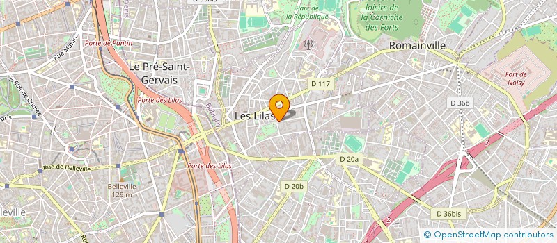 localisation de l'entreprise MONSIEUR RAPHAEL SZARY à LES LILAS