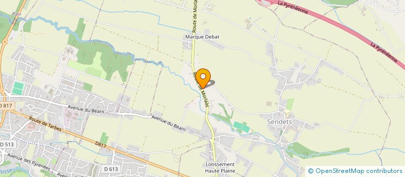 localisation de l'entreprise MONSIEUR RAPHAEL TACHOT  SENDETS