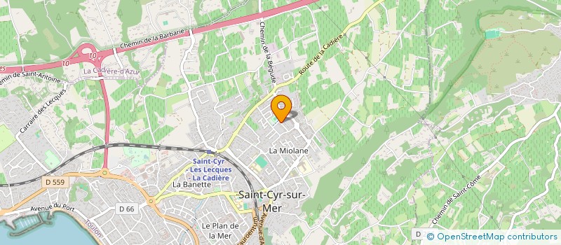 localisation de l'entreprise MONSIEUR RAPHAEL TAFFIN à SAINT-CYR-SUR-MER