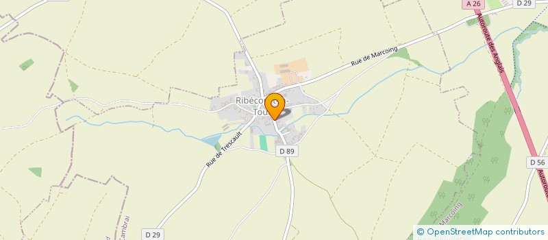 localisation de l'entreprise MONSIEUR RAPHAEL TAQUET  RIBECOURT-LA-TOUR