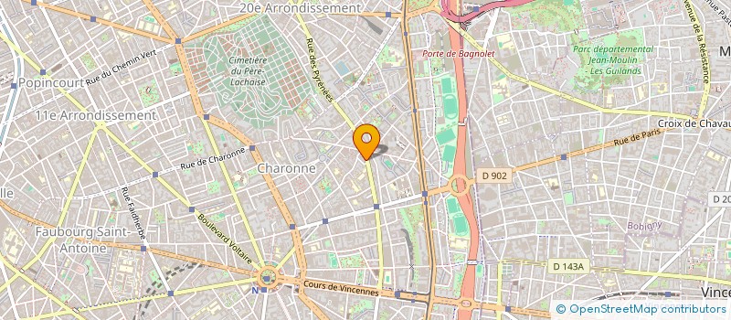 localisation de l'entreprise MONSIEUR RAPHAEL TARDIF  PARIS