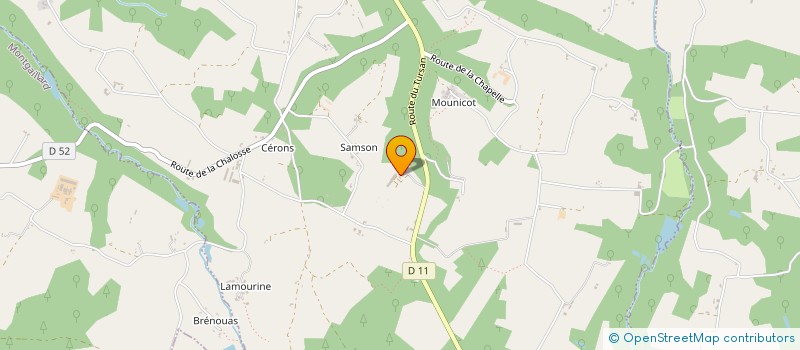 localisation de l'entreprise MONSIEUR RAPHAEL TASTET  LARRIVIERE-SAINT-SAVIN