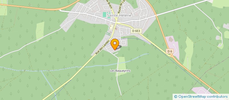 localisation de l'entreprise MONSIEUR RAPHAEL TEINTURIER  SAINTE-HELENE