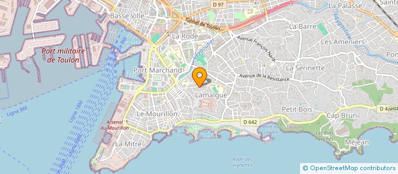 localisation de l'entreprise MONSIEUR RAPHAEL TEORE  TOULON