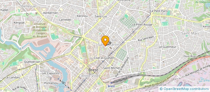 localisation de l'entreprise MONSIEUR RAPHAEL TERRISSE à BREST