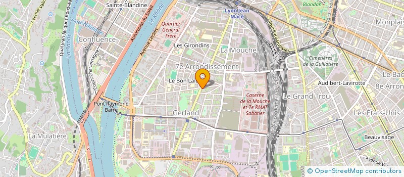 localisation de l'entreprise MONSIEUR RAPHAEL TETART  LYON 7EME