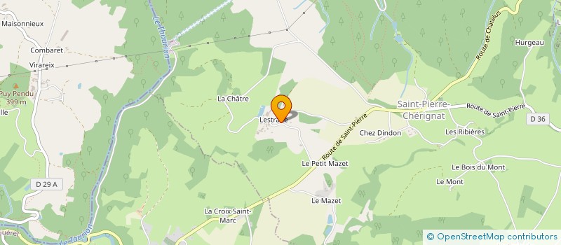 localisation de l'entreprise MONSIEUR RAPHAEL THEVENIN à SAINT-PIERRE-CHERIGNAT