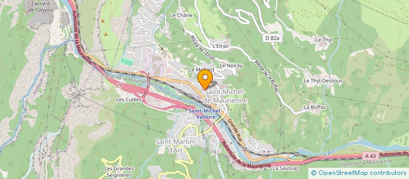 localisation de l'entreprise MONSIEUR RAPHAEL THONE  SAINT-MICHEL-DE-MAURIENNE