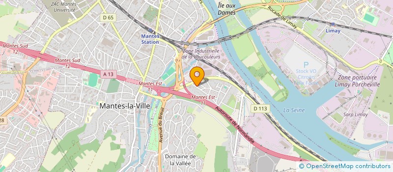 localisation de l'entreprise MONSIEUR RAPHAEL THURET  MANTES-LA-VILLE