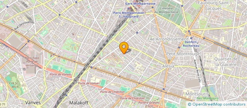 localisation de l'entreprise MONSIEUR RAPHAEL TIGNEL  PARIS