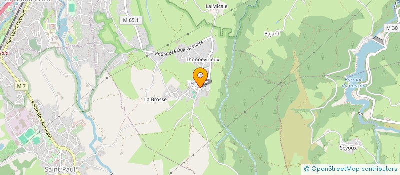 localisation de l'entreprise MONSIEUR RAPHAEL TONDO  FARNAY