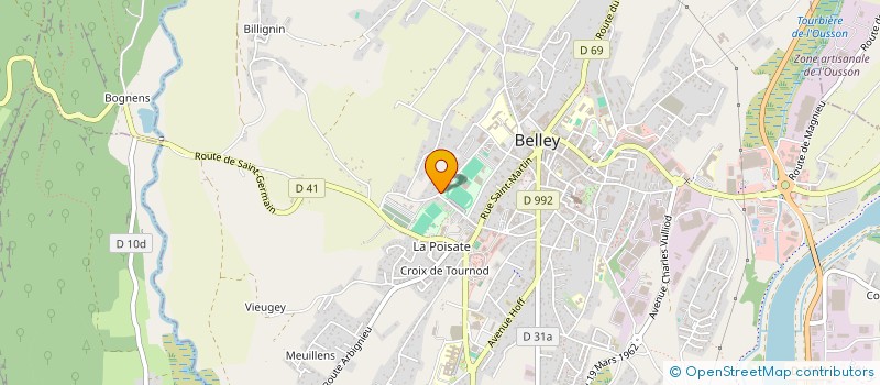 localisation de l'entreprise MONSIEUR RAPHAEL TRAINI à BELLEY