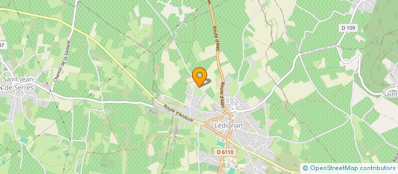 localisation de l'entreprise MONSIEUR RAPHAEL TRAPANI  LEDIGNAN