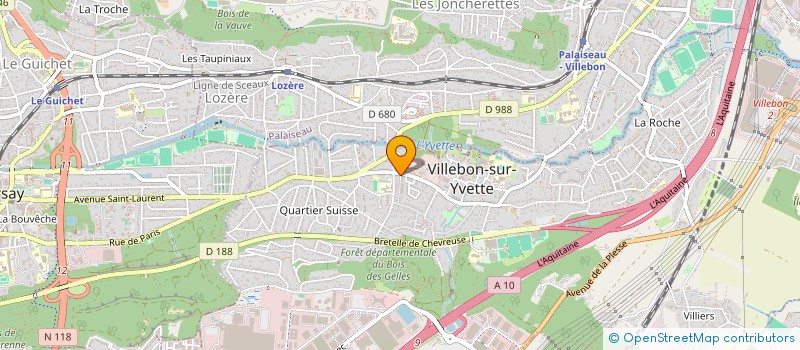 localisation de l'entreprise MONSIEUR RAPHAEL TROMELIN à VILLEBON-SUR-YVETTE