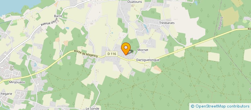 localisation de l'entreprise MONSIEUR RAPHAEL TROVATO  SOUSTONS