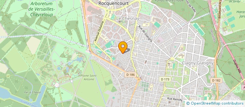 localisation de l'entreprise MONSIEUR RAPHAEL URFER  LE CHESNAY-ROCQUENCOURT