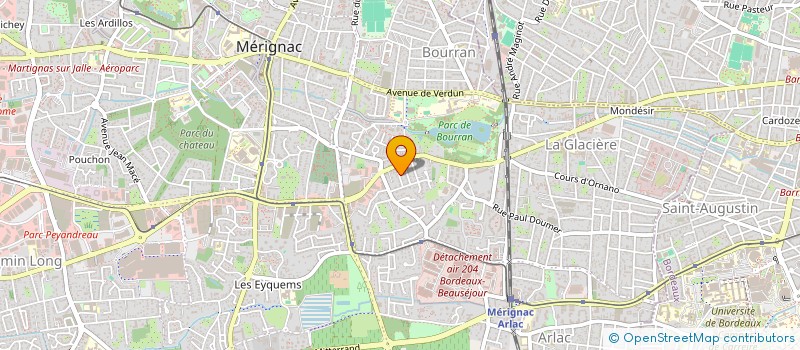 localisation de l'entreprise MONSIEUR RAPHAEL URRUTIA  CESTAS