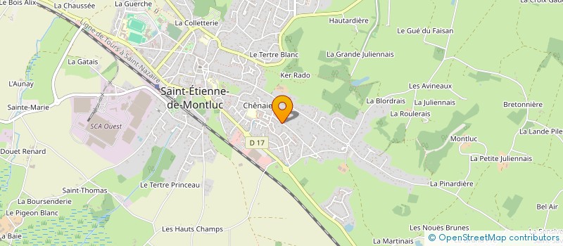 localisation de l'entreprise MONSIEUR RAPHAEL VAILLANT  SAINT-ETIENNE-DE-MONTLUC