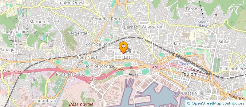 localisation de l'entreprise MONSIEUR RAPHAEL VALETTE  TOULON