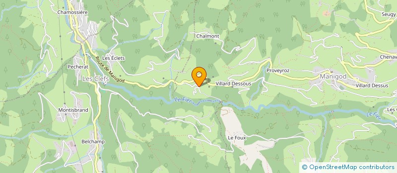 localisation de l'entreprise MONSIEUR RAPHAEL VALLA  MANIGOD