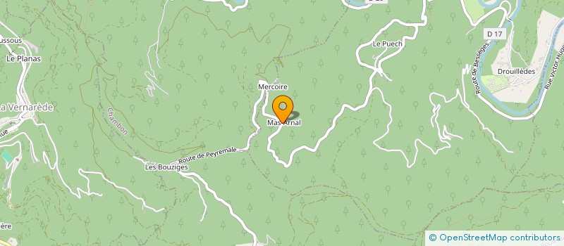 localisation de l'entreprise MONSIEUR RAPHAEL VALLAT  PEYREMALE