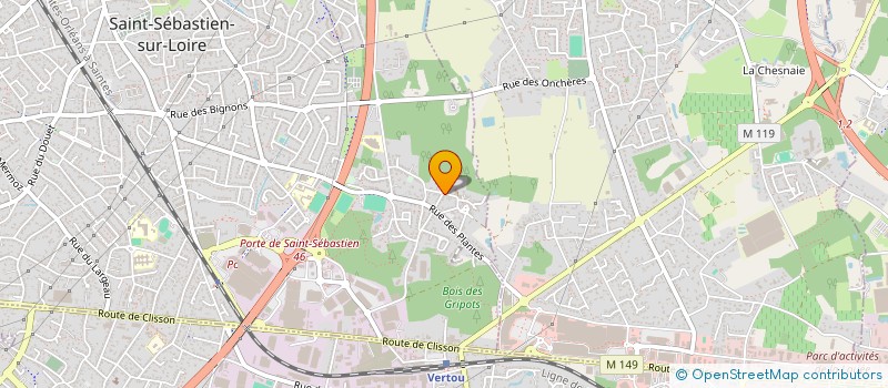 localisation de l'entreprise MONSIEUR RAPHAEL VANDELET  SAINT-SEBASTIEN-SUR-LOIRE