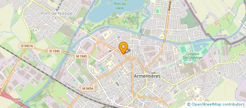 localisation de l'entreprise MONSIEUR RAPHAEL VANESSE  ARMENTIERES