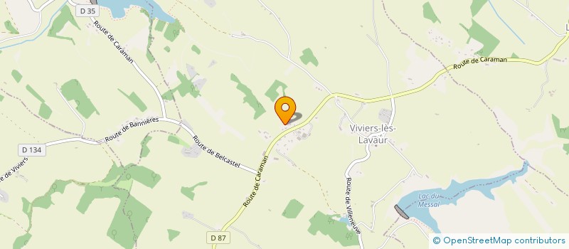 localisation de l'entreprise MONSIEUR RAPHAEL VIAL à VIVIERS-LES-LAVAUR