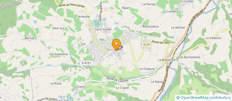 localisation de l'entreprise MONSIEUR RAPHAEL VIAL à BESSENAY