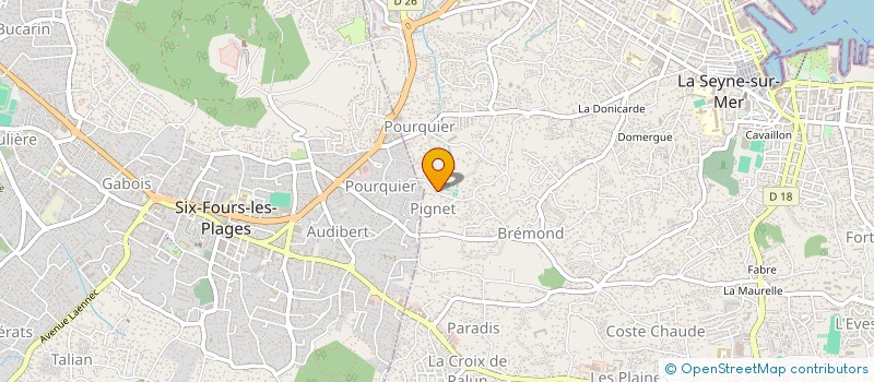 localisation de l'entreprise MONSIEUR RAPHAEL VIAL à LA SEYNE-SUR-MER