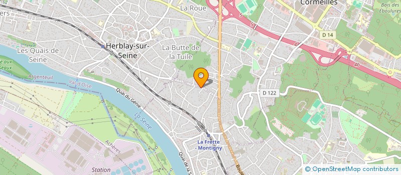 localisation de l'entreprise MONSIEUR RAPHAEL VIAUD  LA FRETTE-SUR-SEINE