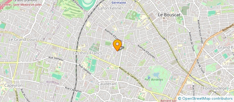 localisation de l'entreprise MONSIEUR RAPHAEL VIDEAU  BORDEAUX