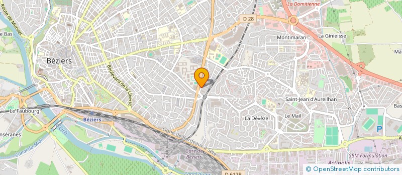 localisation de l'entreprise MONSIEUR RAPHAEL VIEIRA à BEZIERS