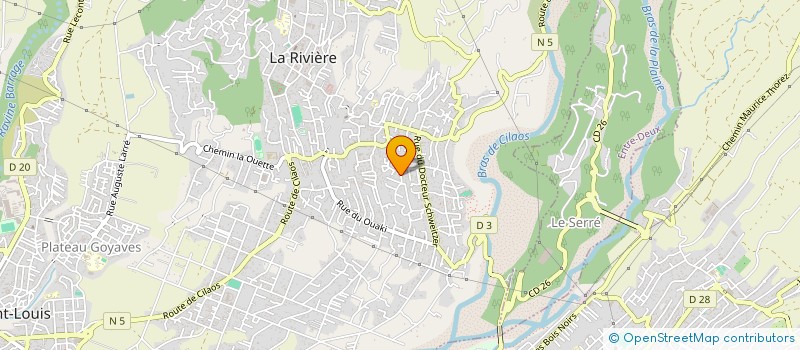 localisation de l'entreprise MONSIEUR RAPHAEL VIENNE  SAINT-LOUIS