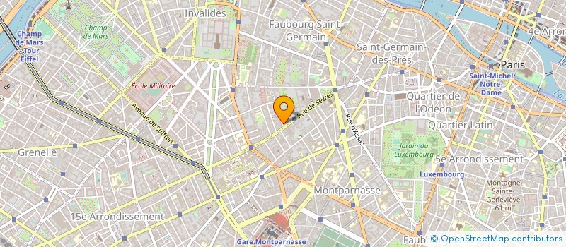 localisation de l'entreprise MONSIEUR RAPHAEL VIGEE  PARIS 6