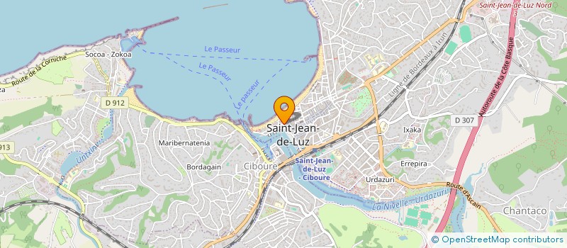 localisation de l'entreprise MONSIEUR RAPHAEL VIGIER à SAINT-JEAN-DE-LUZ