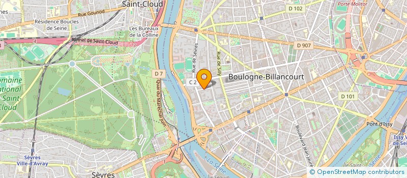 localisation de l'entreprise MONSIEUR RAPHAEL VIGNES à BOULOGNE-BILLANCOURT