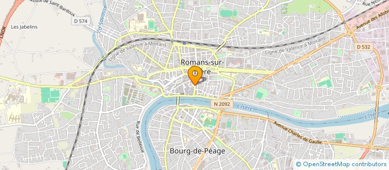 localisation de l'entreprise MONSIEUR RAPHAEL VINCENT à ROMANS-SUR-ISERE