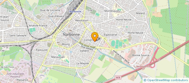 localisation de l'entreprise MONSIEUR RAPHAEL VINUALES  NARBONNE