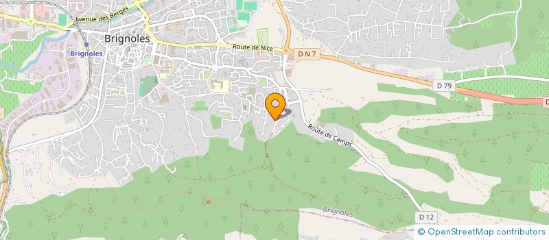 localisation de l'entreprise MONSIEUR RAPHAEL VIRUE REGEN  BRIGNOLES